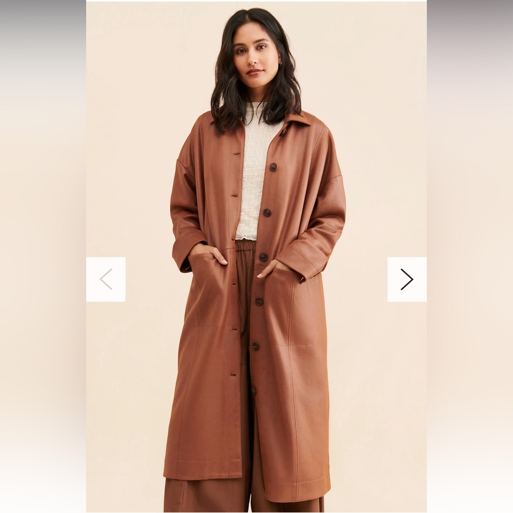 Free People Carmen Vegan Suede Duster Jacket